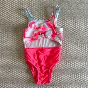 Target Cat & Jack Pink Tie-Dye Swimsuit